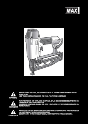 Spijkermachines & Nietmachines MAX USA CORP. NF565A/16