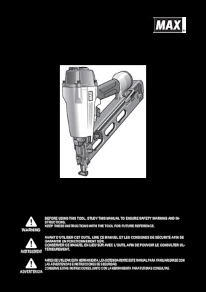 Spijkermachines & Nietmachines MAX USA CORP. NF665A/15