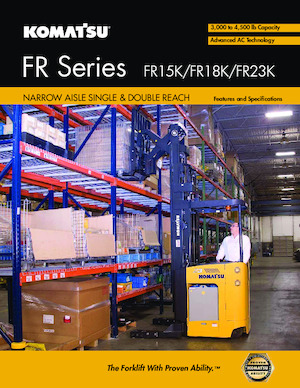 Smalle gangen vorkheftrucks VNA Komatsu FR23K-3