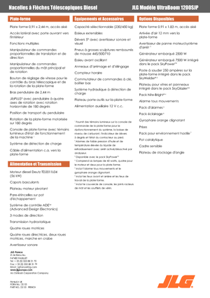 Telescoophoogwerkers op wielen JLG 1200SJP