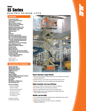 Verrijdbare schaarliften JLG 1930ES