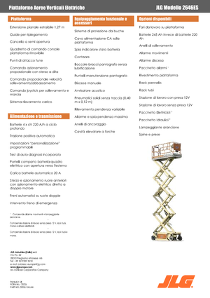 Verrijdbare schaarliften JLG 2646ES
