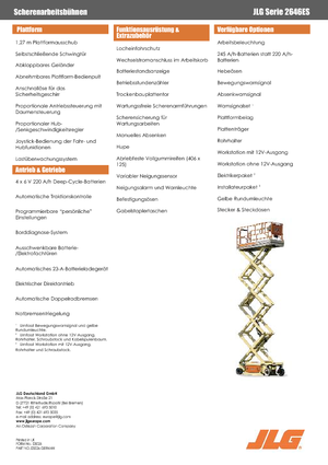 Verrijdbare schaarliften JLG 2646ES