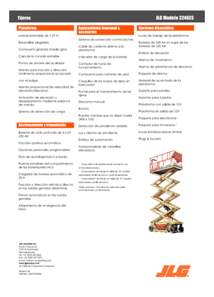 Verrijdbare schaarliften JLG 3246ES