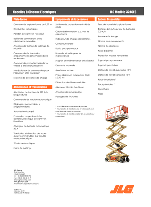 Verrijdbare schaarliften JLG 3246ES