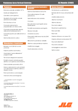 Verrijdbare schaarliften JLG 3246ES