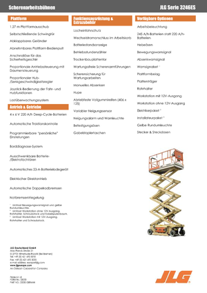 Verrijdbare schaarliften JLG 3246ES