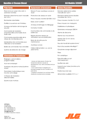 Verrijdbare schaarliften JLG 3394RT