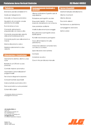 Verrijdbare schaarliften JLG 4069LE