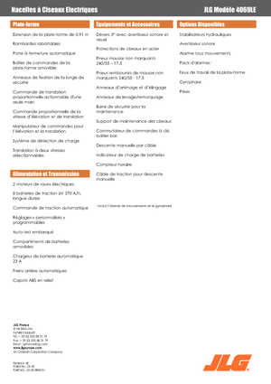 Verrijdbare schaarliften JLG 4069LE