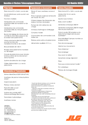 Telescoophoogwerkers op wielen JLG 860SJ