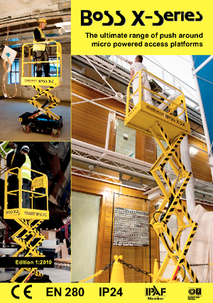 Verrijdbare schaarliften Youngman BoSS X3 X