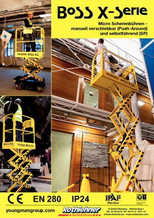 Verrijdbare schaarliften Youngman BoSS X3 X