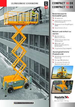 Verrijdbare schaarliften Haulotte Compact 10 DX