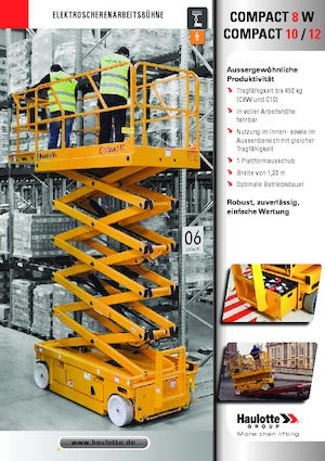 Verrijdbare schaarliften Haulotte Compact 10