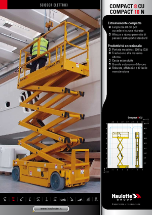 Verrijdbare schaarliften Haulotte Compact 10N