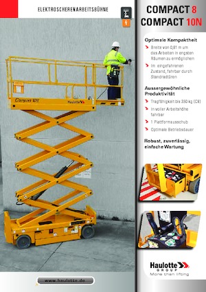 Verrijdbare schaarliften Haulotte Compact 10N