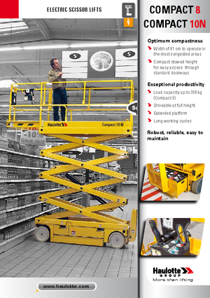 Verrijdbare schaarliften Haulotte Compact 10N