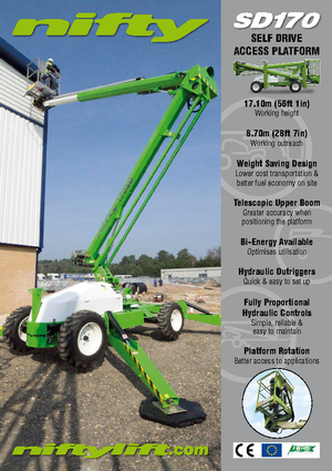 Knikarmhoogwerkers op wielen Niftylift Constructor SD 170