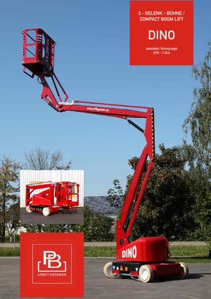 Knikarmhoogwerkers op wielen PB DINO 112 II