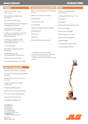 Knikarmhoogwerkers op wielen JLG E300AJ