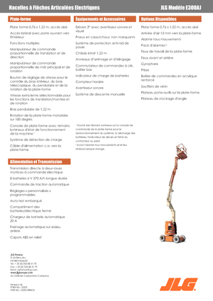 Knikarmhoogwerkers op wielen JLG E300AJ