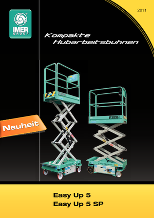 Verrijdbare schaarliften Iteco Easy Up 5