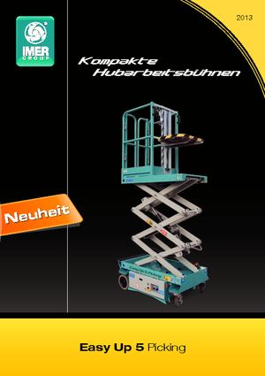 Verrijdbare schaarliften Iteco Easy Up 5 Picking
