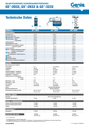 Verrijdbare schaarliften Genie GS-2632