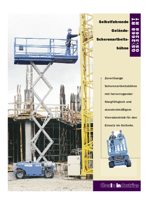 Verrijdbare schaarliften Genie GS-3268 RT