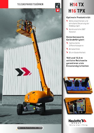 Telescoophoogwerkers op wielen Haulotte H16 TPX