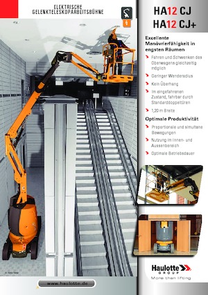 Knikarmhoogwerkers op wielen Haulotte HA12 CJ