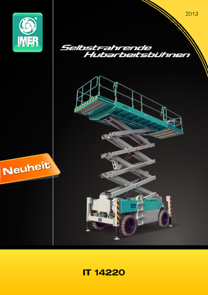Verrijdbare schaarliften Iteco IT 14220 D