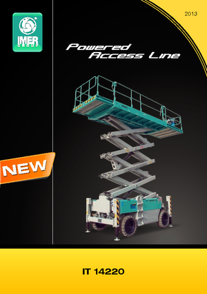 Verrijdbare schaarliften Iteco IT 14220 D