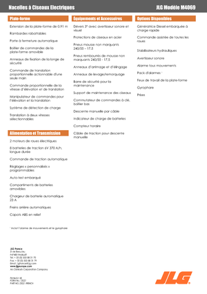 Verrijdbare schaarliften JLG M4069LE