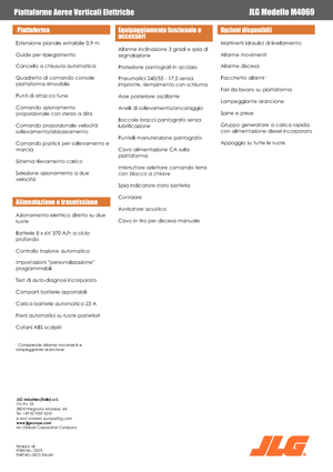 Verrijdbare schaarliften JLG M4069LE