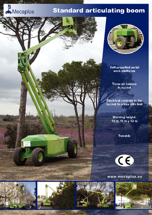 Knikarmhoogwerkers op wielen Mecaplús MTP 12