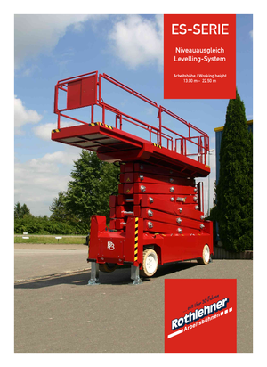 Verrijdbare schaarliften PB PB S225-12ES