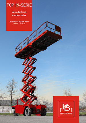 Verrijdbare schaarliften PB PB S175-19E 4x4