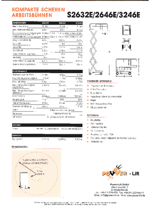 Verrijdbare schaarliften Snorkel S 2646