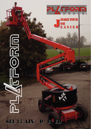 Knikarmhoogwerkers op wielen Basket SEL 17 AJX