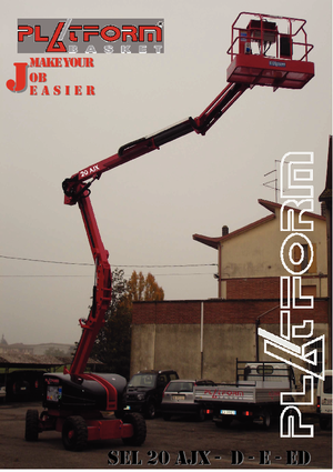 Knikarmhoogwerkers op wielen Basket SEL 20 AJX