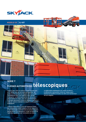 Telescoophoogwerkers op wielen Skyjack SJ 45 T