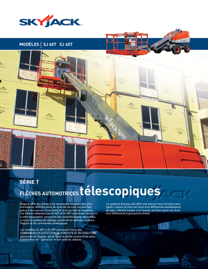 Telescoophoogwerkers op wielen Skyjack SJ 45 T