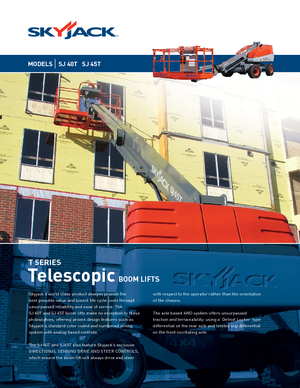 Telescoophoogwerkers op wielen Skyjack SJ 45 T