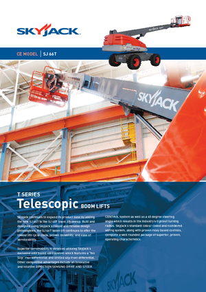 Telescoophoogwerkers op wielen Skyjack SJ 66 T