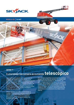 Telescoophoogwerkers op wielen Skyjack SJ 66 T