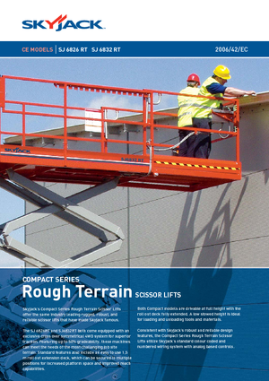 Verrijdbare schaarliften Skyjack SJ 6832 RT