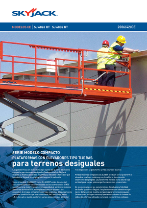 Verrijdbare schaarliften Skyjack SJ 6832 RT