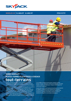 Verrijdbare schaarliften Skyjack SJ 6832 RT